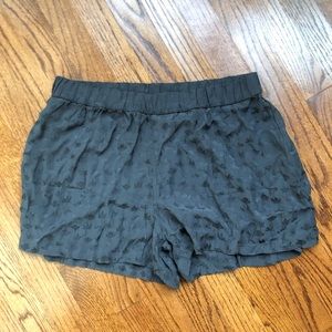 Zara Jacquard Leaf Shorts